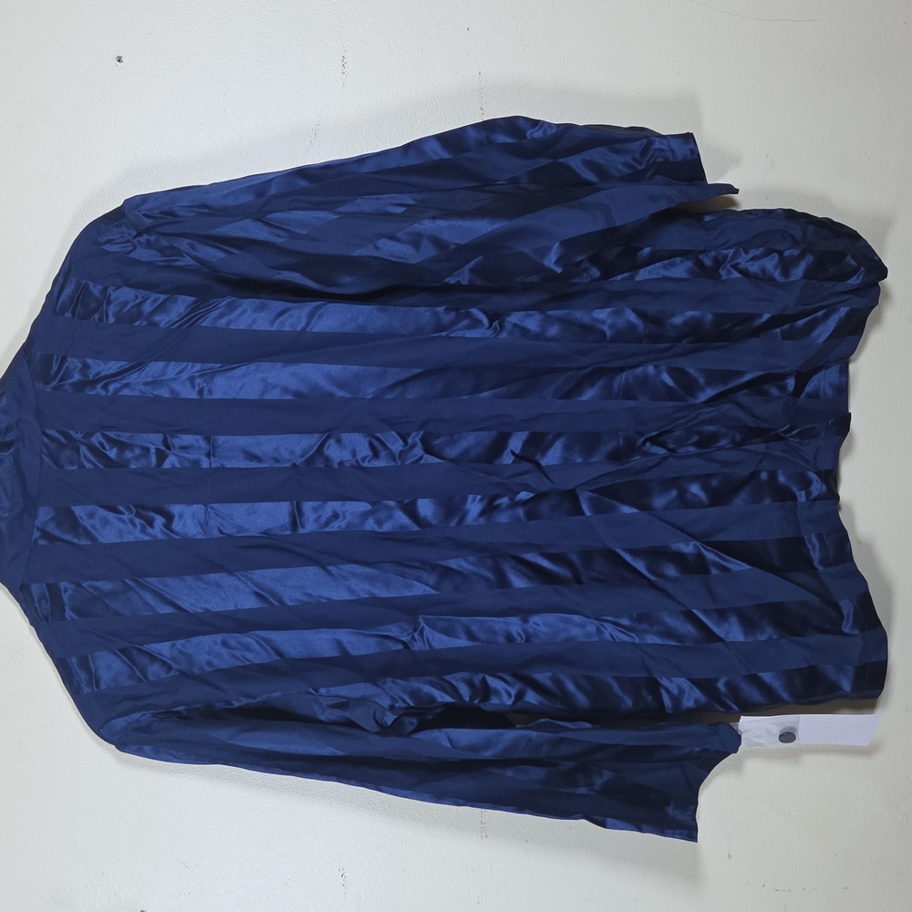 Cabelas Womens Striped Silk Pajama Top New With Tags ( TOP ONLY) - Picture 2 of 7